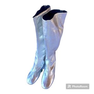 Juicy Couture Silver metallic Go Go Boots